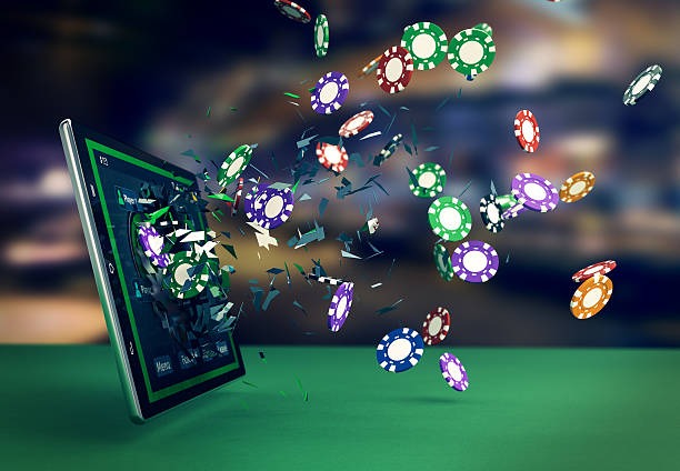 Three Card Poker mobile app interface on smartphone Three Card Poker mobile app interface on smartphone